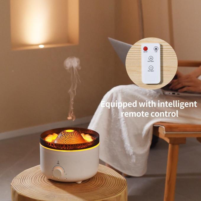 HOMEFISH 36db-45db مزيّف الزيوت الأساسية مزيّف الهواء الناري 560ml 7