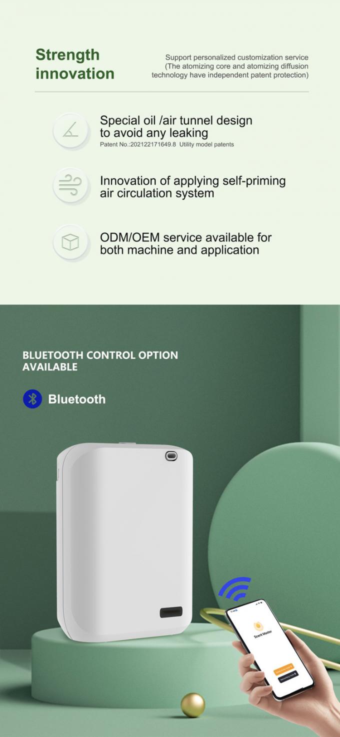 Homefish Plug In Hvac الرائحة المنتشرة 150 مل بروتوث التطبيقات الذكية الرائحة المنتشرة المرطبة 1