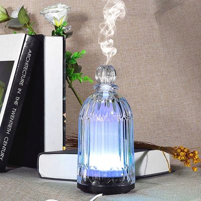 سعر جيد HOMEFISH 120 مل مرطب العلاج العطري الزجاجي الموجات فوق الصوتية المنزلية الزيوت العطرية الرائحة المنتشر الانترنت