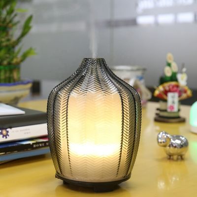 شراء سمك منزلي OEM الفن التجاري الزجاجي الرائحة المنتشر المكثف الزيت الأساسي 120 مل آلة العطر بالموجات فوق الصوتية online manufacture