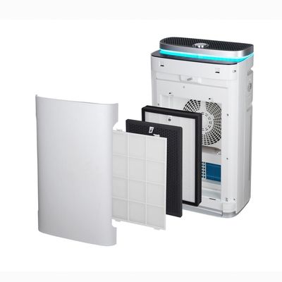 HOMEFISH منظف الهواء OEM مطهر كربون كبير مُؤين Pembersih Udara غرفة كبيرة أفضل H13 Hepa Filter منظف الهواء ذكي Wifi