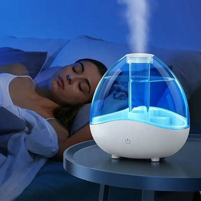 HOMEFISH المستنقق فوق الصوتي 150mL/H-250mL/H خيار الضباب الكبير مع ضوء الليل